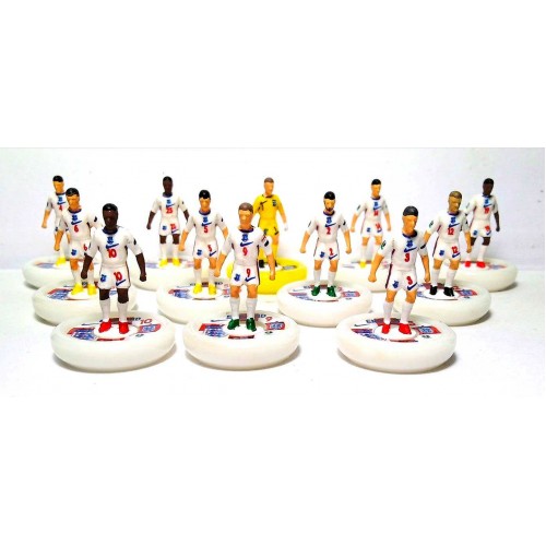 Subbuteo Andrew Table Soccer England EURO 2020 Final team on WSB Professional bases